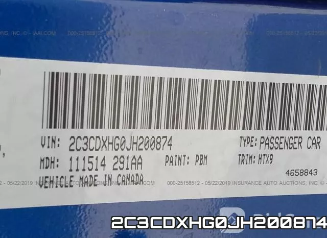 2C3CDXHG0JH200874 фото 8