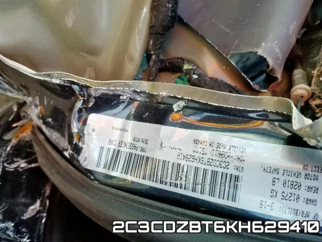 2C3CDZBT6KH629410 фото 2