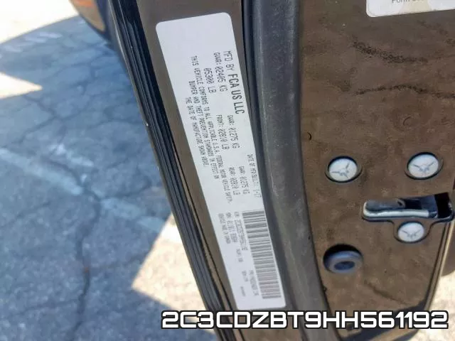 2C3CDZBT9HH561192 фото 2