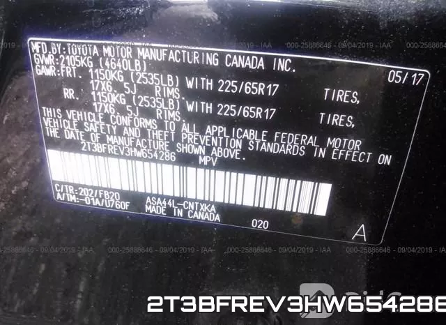2T3BFREV3HW654286 фото 10