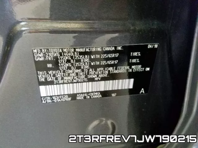 2T3RFREV7JW790215 фото 2
