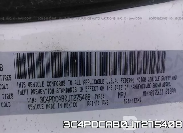 3C4PDCAB0JT275408 фото 10