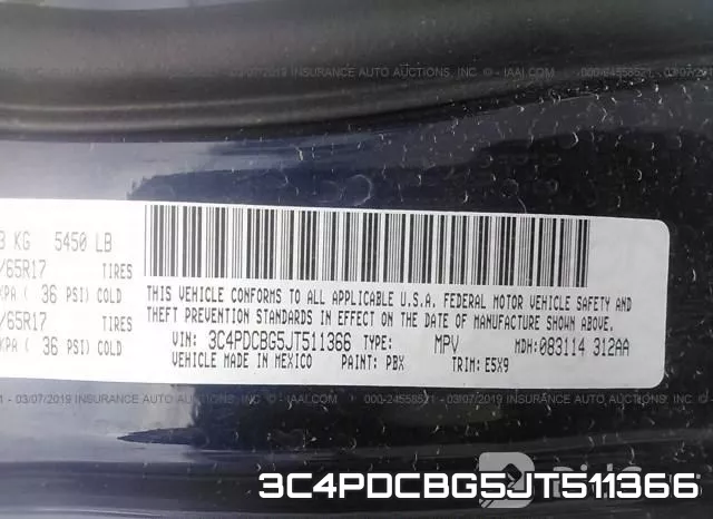 3C4PDCBG5JT511366 фото 10