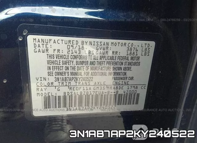 3N1AB7AP2KY240522 фото 9