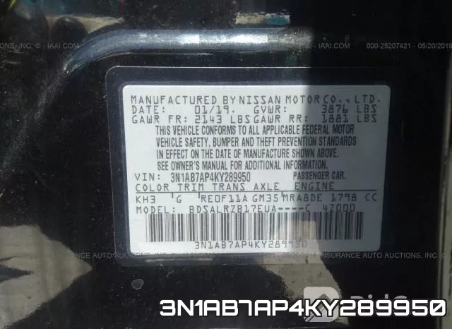 3N1AB7AP4KY289950 фото 10
