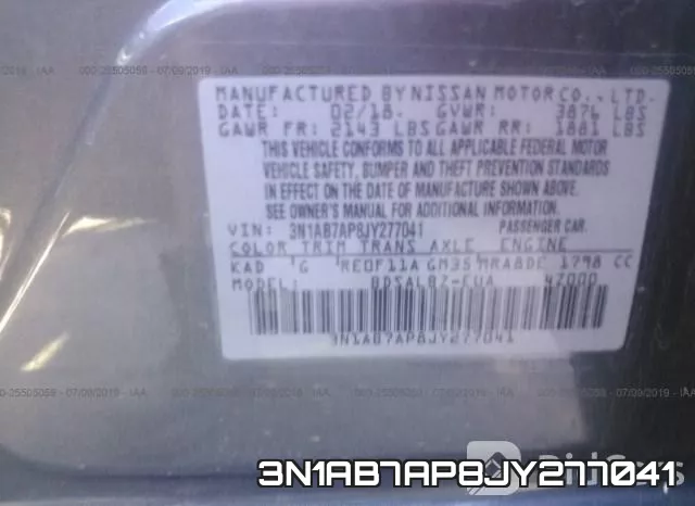 3N1AB7AP8JY277041 фото 9
