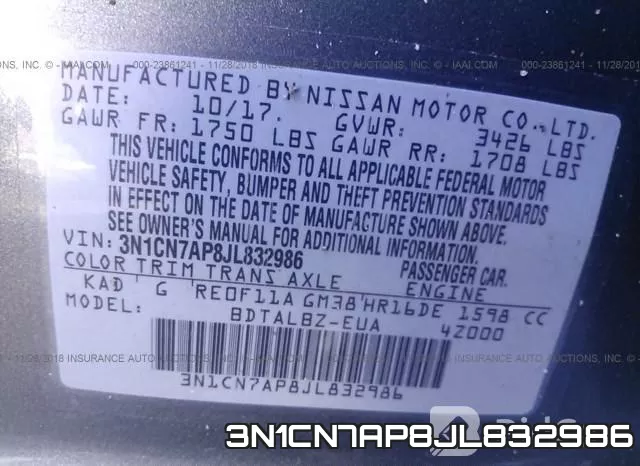 3N1CN7AP8JL832986 фото 10