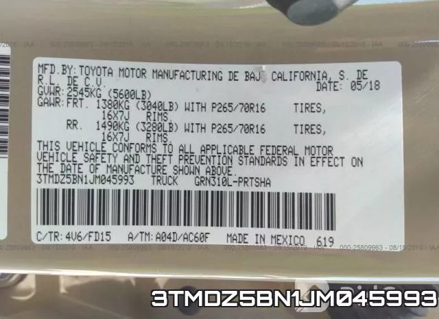 3TMDZ5BN1JM045993 фото 10