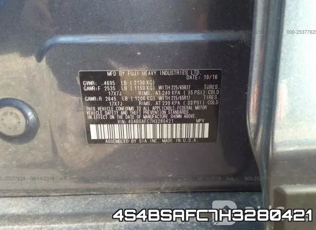 4S4BSAFC7H3280421 фото 10