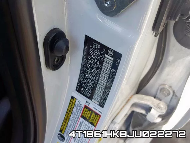 4T1B61HK8JU022272 фото 2