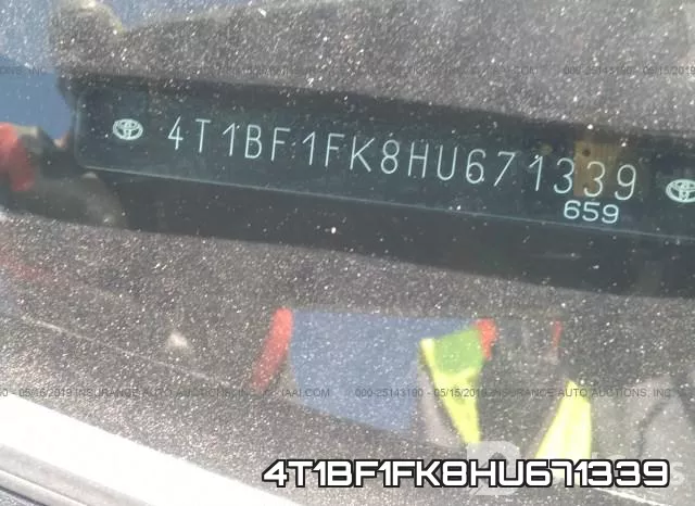 4T1BF1FK8HU671339 фото 10