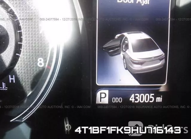 4T1BF1FK9HU716143 фото 8