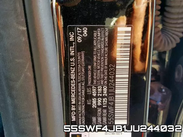 55SWF4JB1JU244032 фото 2