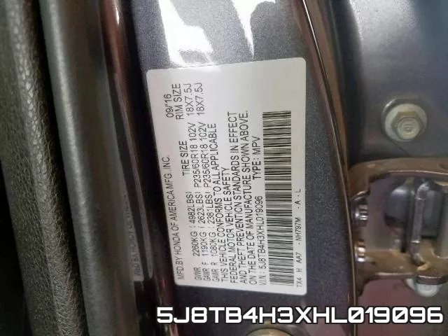 5J8TB4H3XHL019096 фото 2