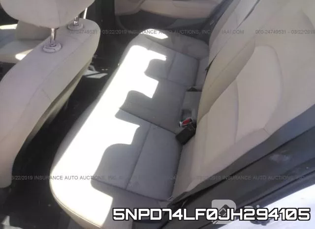 5NPD74LF0JH294105 фото 9