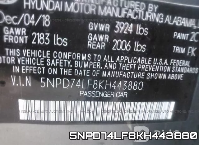 5NPD74LF8KH443880 фото 10