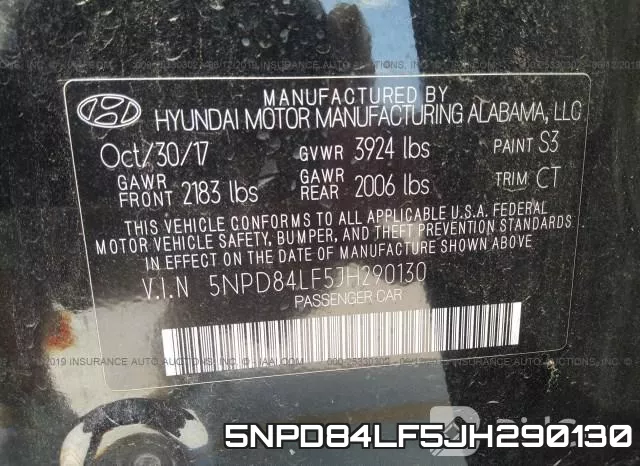 5NPD84LF5JH290130 фото 10