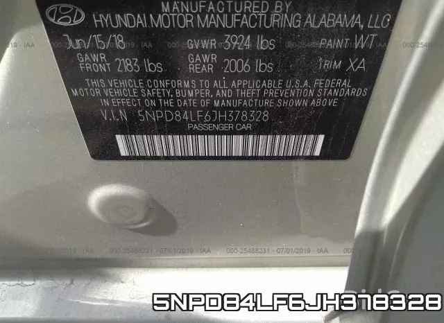 5NPD84LF6JH378328 фото 10