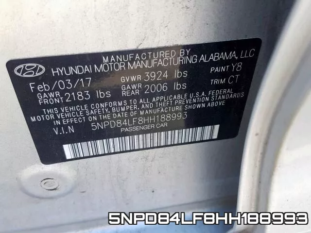 5NPD84LF8HH188993 фото 2