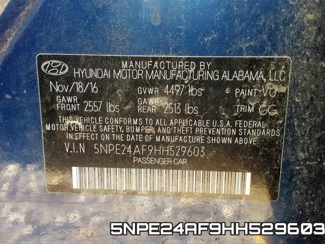 5NPE24AF9HH529603 фото 2