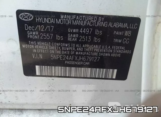 5NPE24AFXJH679127 фото 10