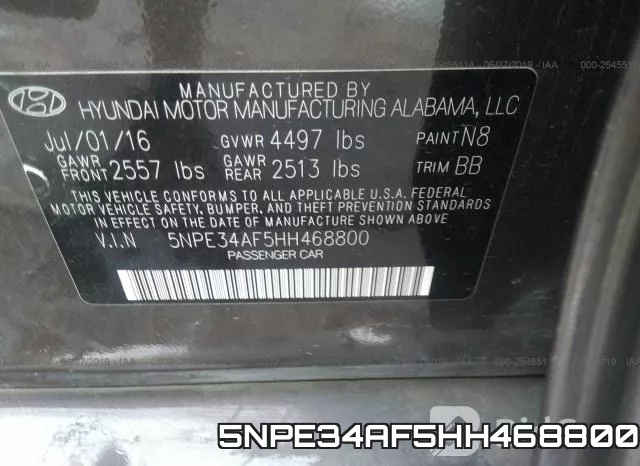 5NPE34AF5HH468800 фото 10
