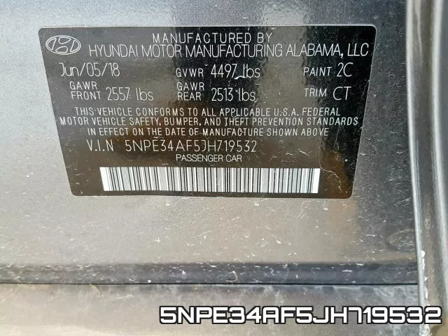 5NPE34AF5JH719532 фото 2