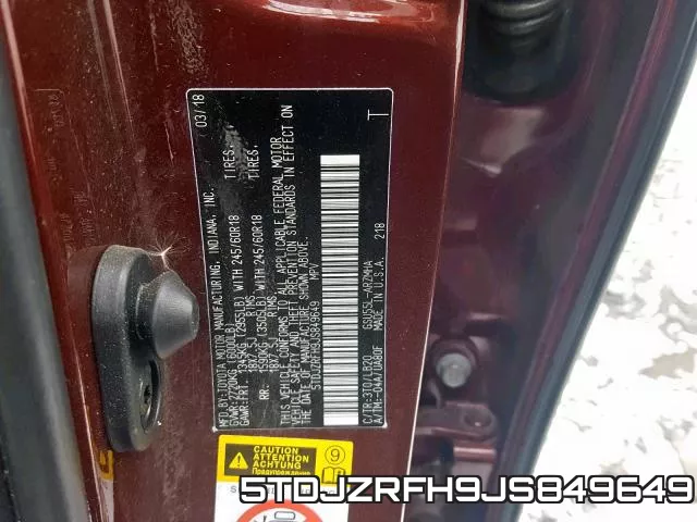 5TDJZRFH9JS849649 фото 2