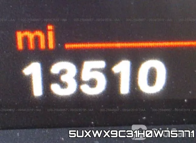 5UXWX9C31H0W75771 фото 8