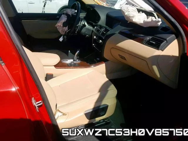 5UXWZ7C53H0V85750 фото 6