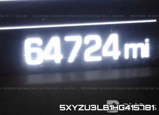 5XYZU3LB1HG415781 фото 8
