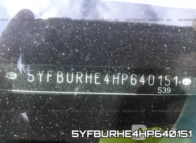5YFBURHE4HP640151 фото 10