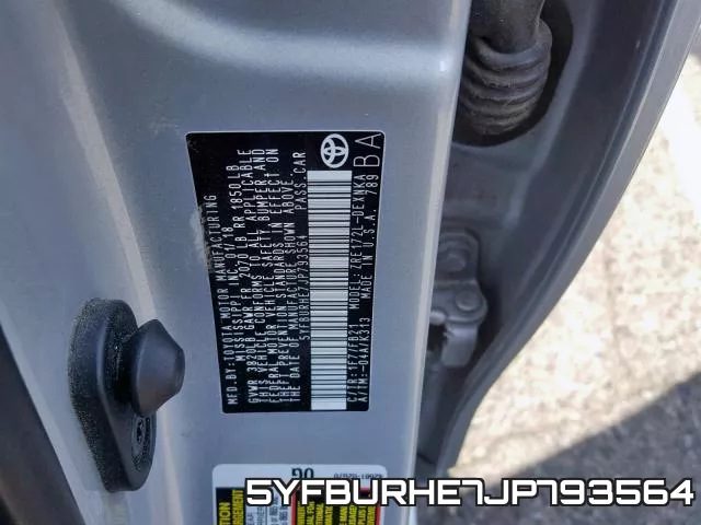 5YFBURHE7JP793564 фото 2