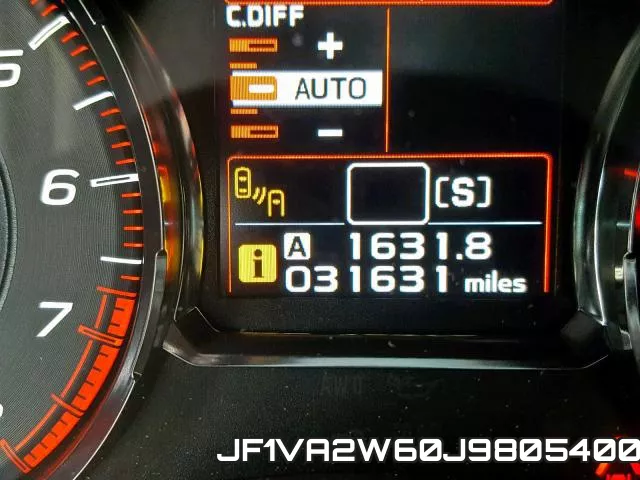 JF1VA2W60J9805400 фото 9