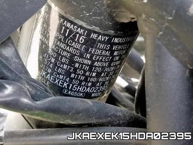 JKAEXEK15HDA02395 фото 2
