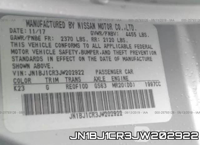 JN1BJ1CR3JW202922 фото 10
