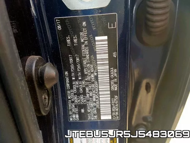 JTEBU5JR5J5483069 фото 2