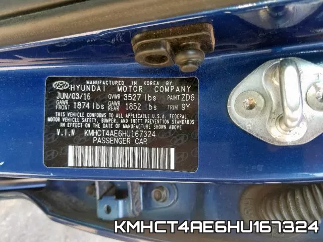 KMHCT4AE6HU167324 фото 2