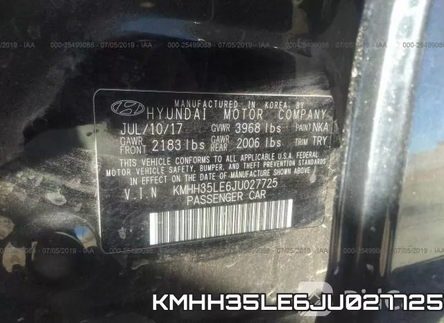 KMHH35LE6JU027725 фото 10