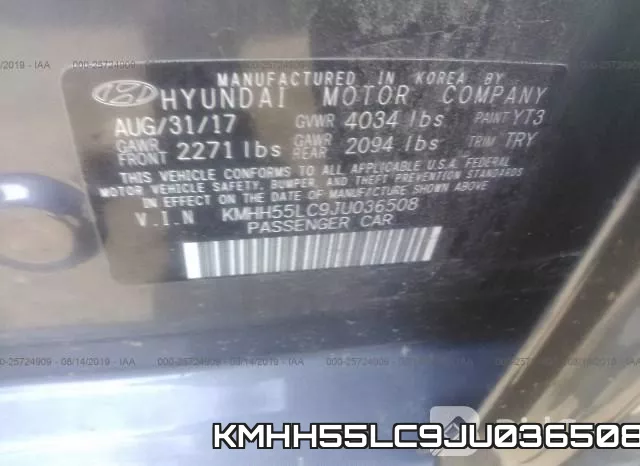 KMHH55LC9JU036508 фото 10