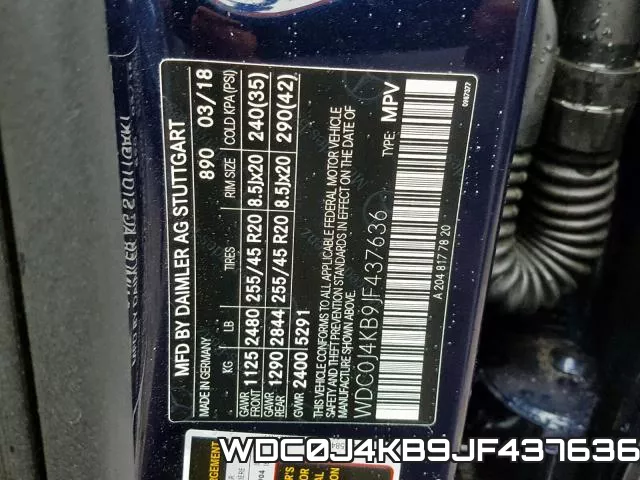 WDC0J4KB9JF437636 фото 2