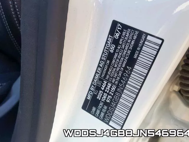 WDDSJ4GB8JN546964 фото 2