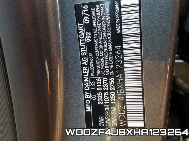 WDDZF4JBXHA123264 фото 2