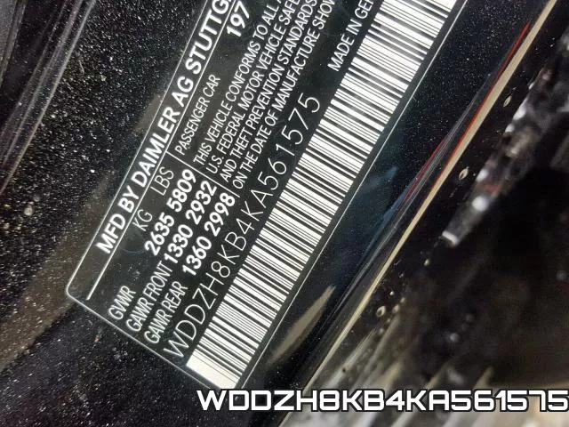 WDDZH8KB4KA561575 фото 2