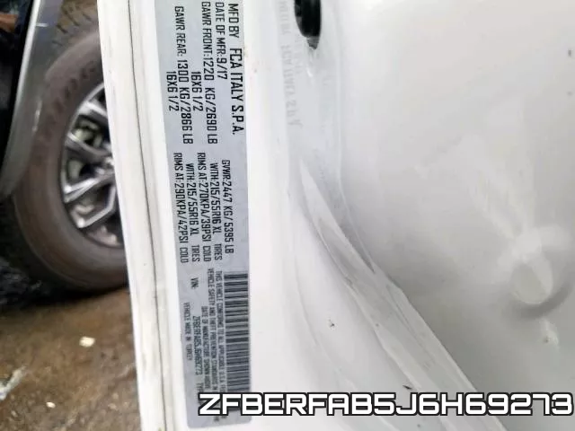 ZFBERFAB5J6H69273 фото 2