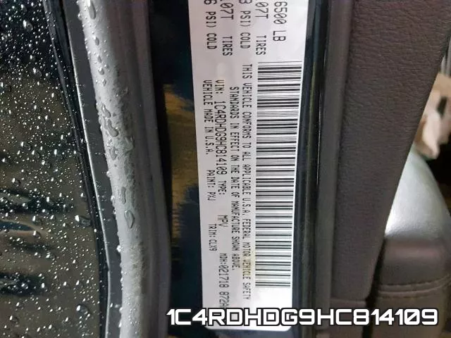 1C4RDHDG9HC814109 фото 2