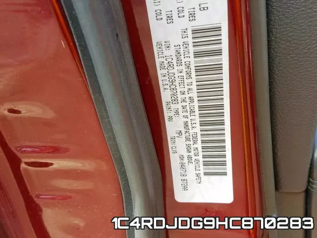 1C4RDJDG9HC870283 фото 2