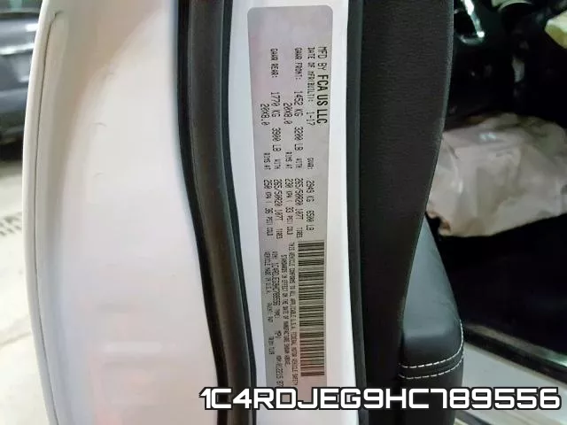 1C4RDJEG9HC789556 фото 2