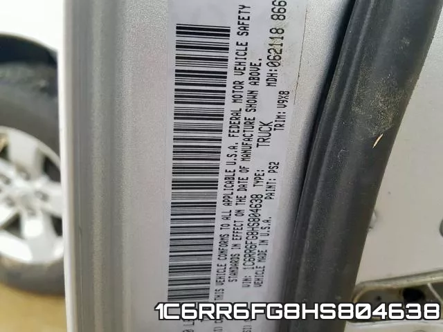 1C6RR6FG8HS804638 фото 2