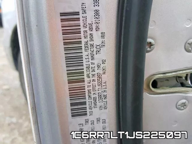 1C6RR7LT1JS225097 фото 2